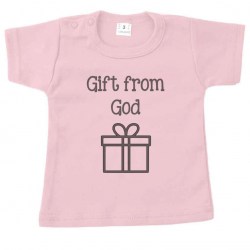 kort shirt roze giftfromGod